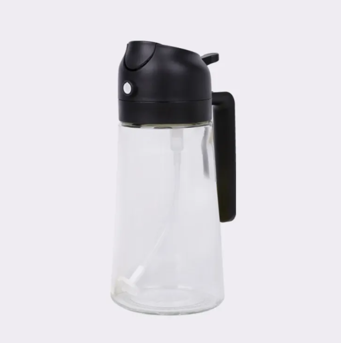 2-in-1 Oil Sprayer Bottle – Mister & Dispenser for Cooking