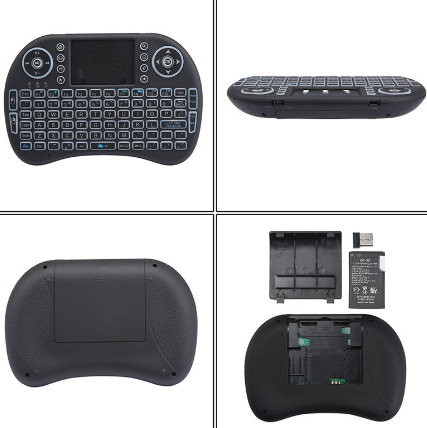 Android Smart TV Box with Mini Wireless Keyboard – Streaming Media Player
