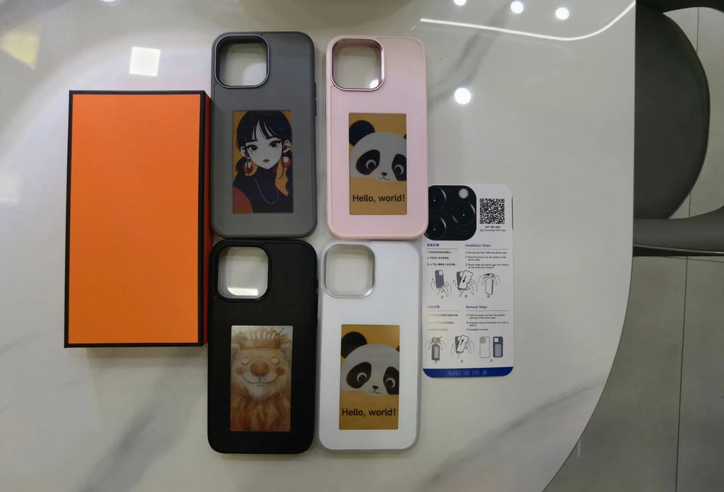E-Ink Screen DIY Phone Case – Customizable Display Cover