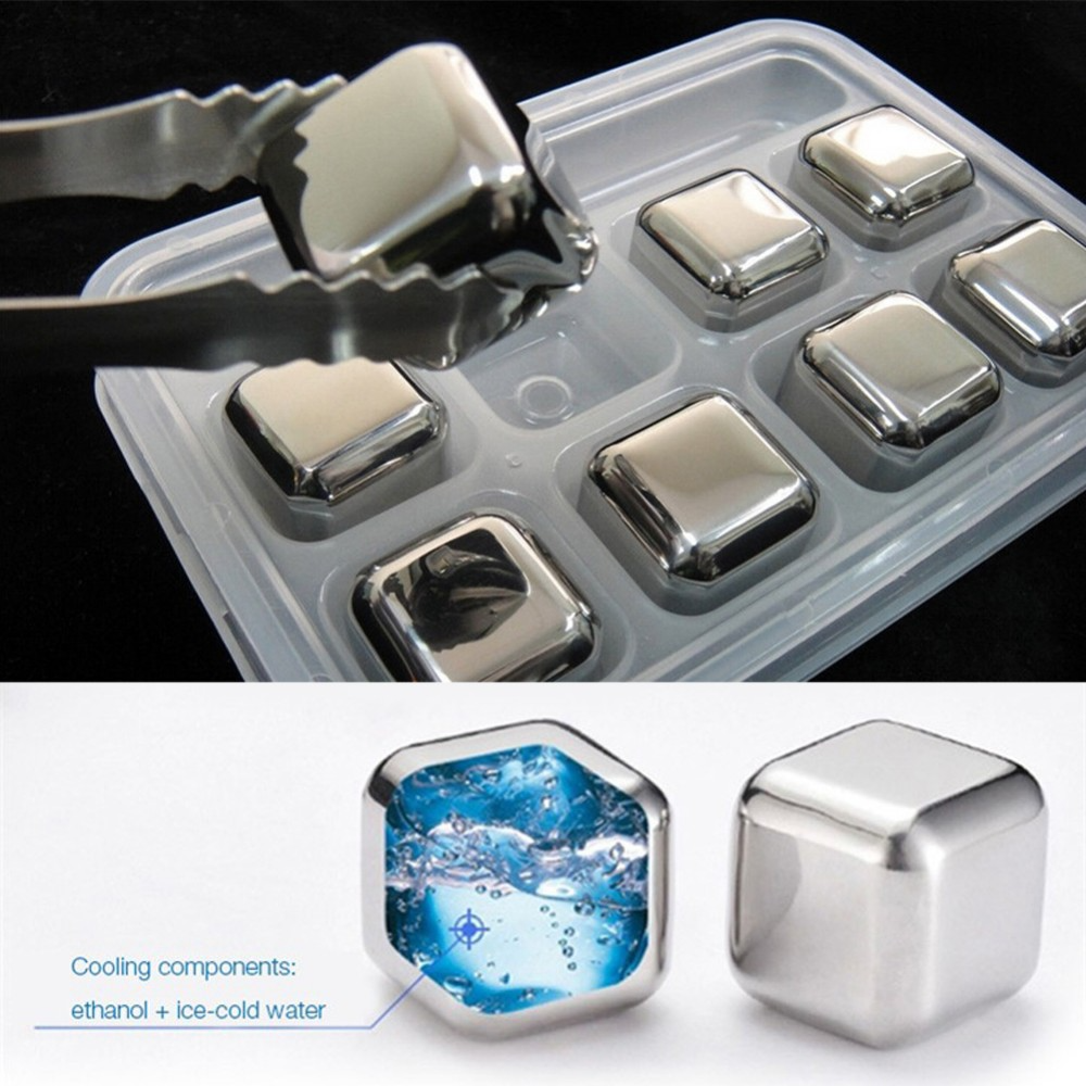 Reusable Whiskey Chilling Stones Set – No-Dilution Drink Cooler
