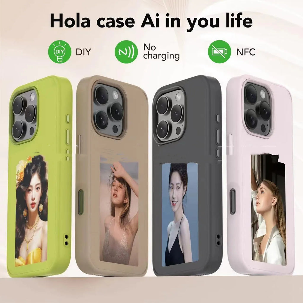 E-Ink Screen DIY Phone Case – Customizable Display Cover