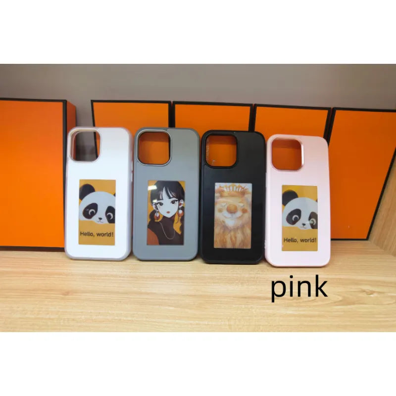 E-Ink Screen DIY Phone Case – Customizable Display Cover