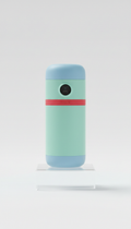 Smart Water Bottle – Hydration Tracker with Mint Accent
