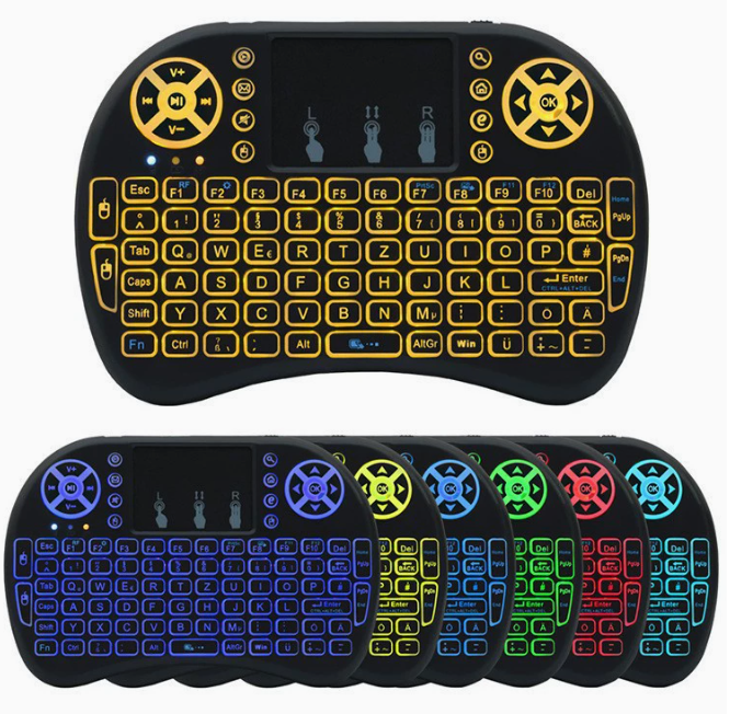 Android Smart TV Box with Mini Wireless Keyboard – Streaming Media Player