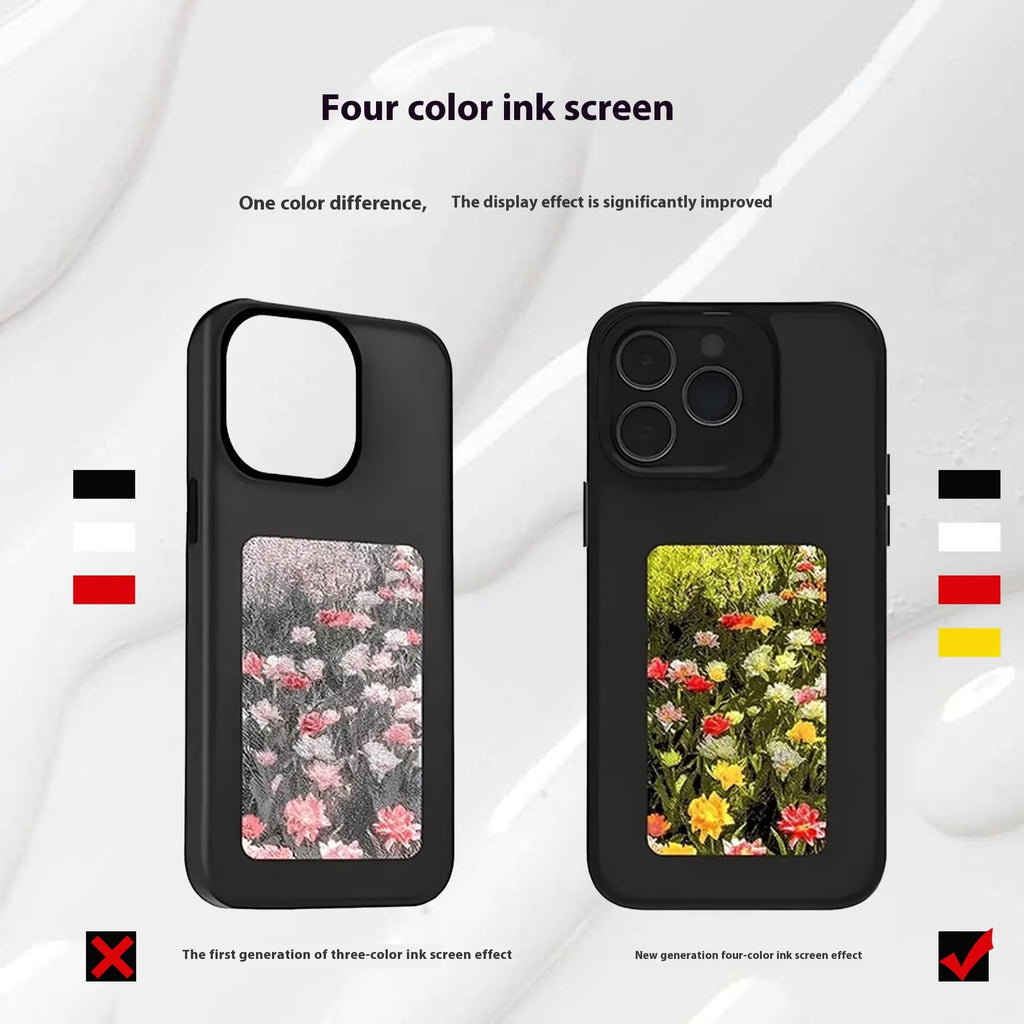E-Ink Screen DIY Phone Case – Customizable Display Cover