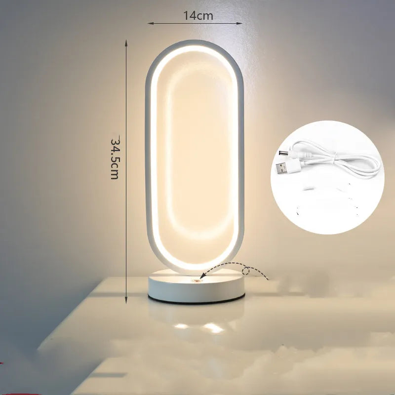 Touch & Remote Control Bedside Lamp – Eye Protection Night Light