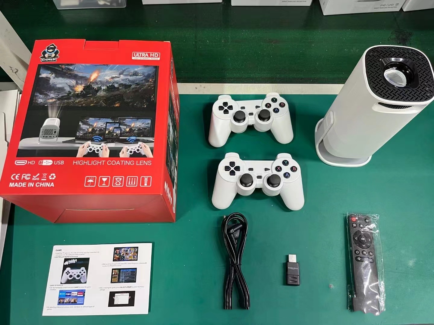 Portable Game Console Projector – Mini Home Theater Gaming