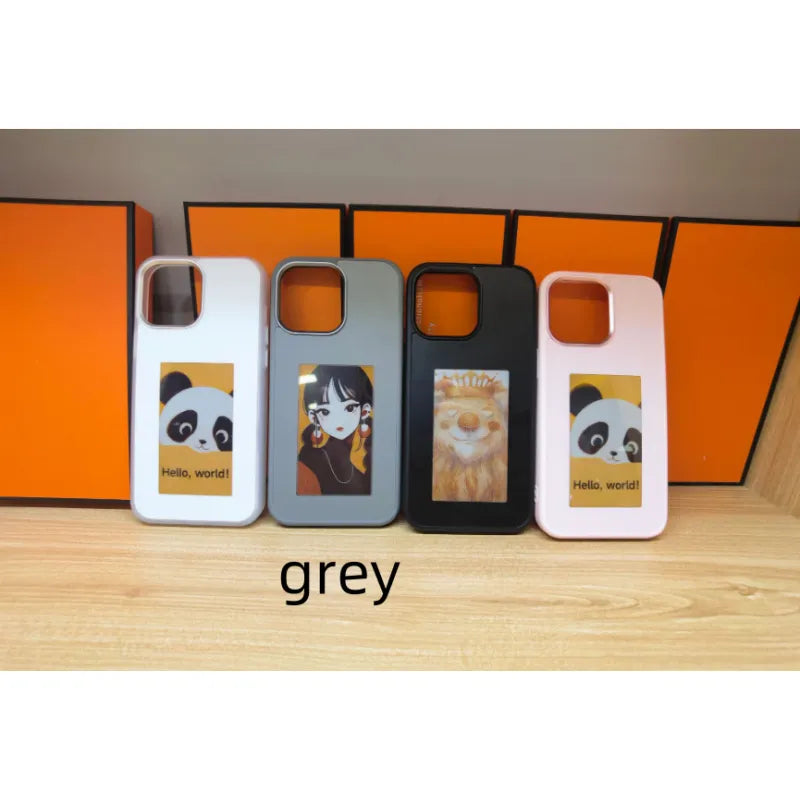 E-Ink Screen DIY Phone Case – Customizable Display Cover