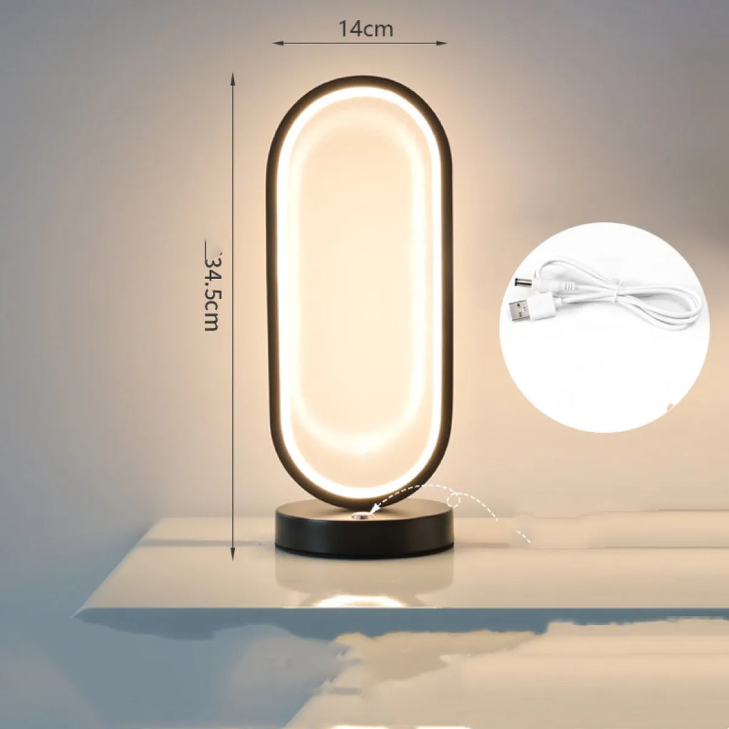 Touch & Remote Control Bedside Lamp – Eye Protection Night Light